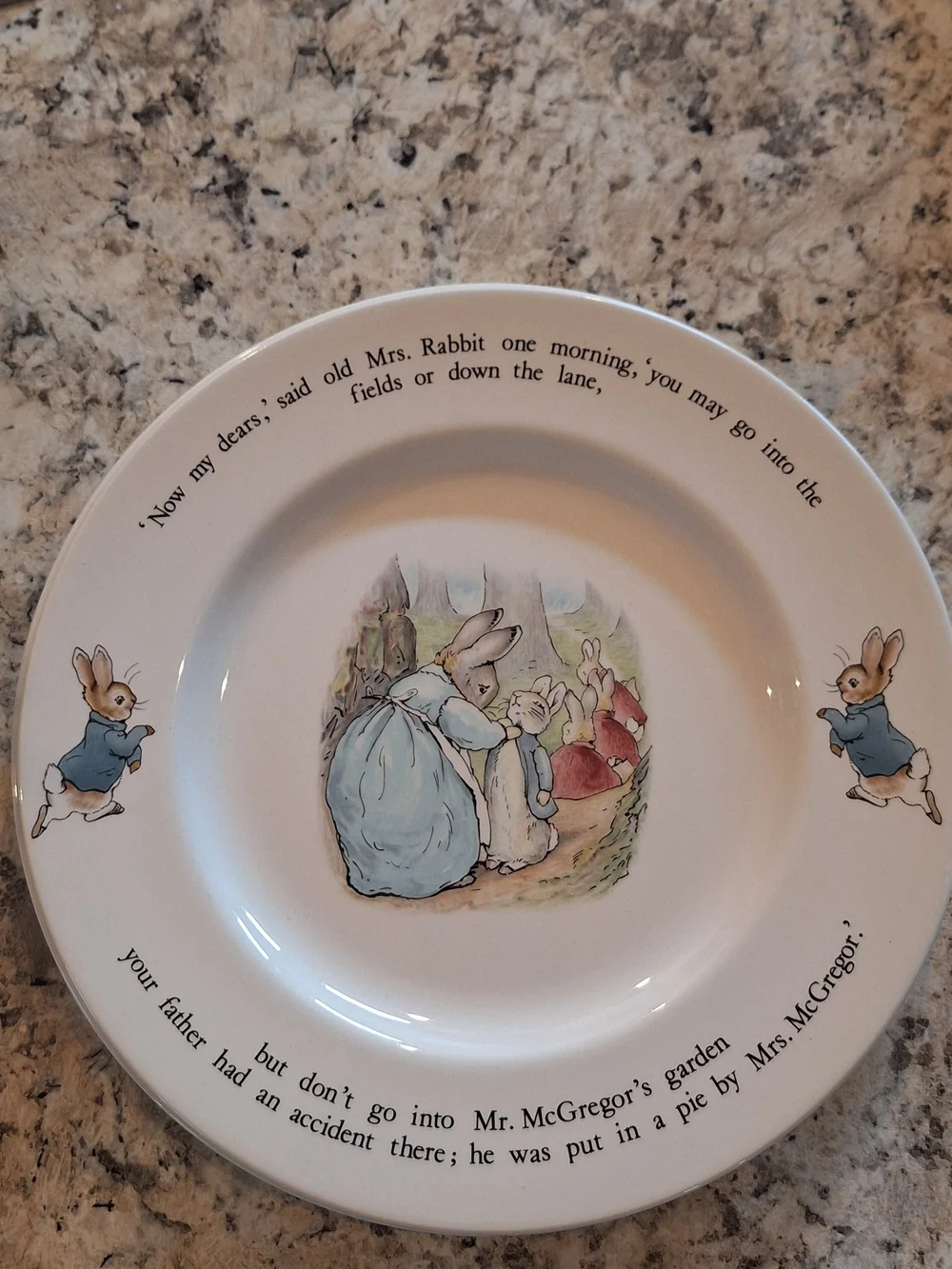 Wedgwood Peter Rabbit Children's Dinner Plate - Set of 2